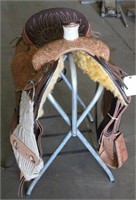 Oklahoma USA OTT Ranch 14 1/2" Calf Roper Saddle