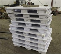 (10) Styrofoam Pallets, Approx 38"x48"