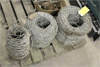 (3) Rolls of Barbed Wire