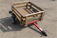 Single Axle Trailer, 1 7/8" Ball, 4.80/4.00-8 Tire