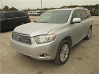 2008 TOYOTA HIGHLANDER HYBRID JTEEW44A682020795