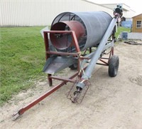 Hutchinson Grain Cleaner with 6" Auger, Pull Type