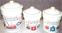 3 PC TREASURE CRAFT CANISTER SET