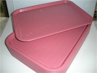 14 Plastic Serving Trays 12x 16 Inches 1 Lot