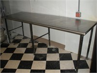 S/S Table 96 x 31 x 36 Inches