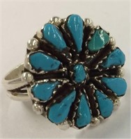 Sterling Sterling & Turquoise Ring
