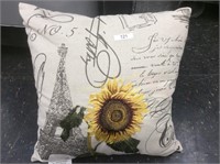 18 X 18 Sunflower Accent Pillow