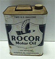 Rocor 2 Gallon Motor Oiil Container