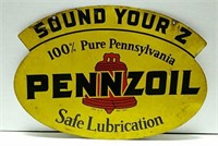 DST Pennzoil Lubrication Sign