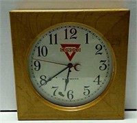 Wooden Case Conoco Clock