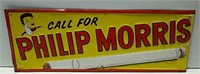 SS Metal Philip Morris Sign