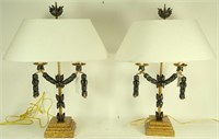 PAIR OF GARLAND TABLE LAMPS