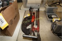 Lot of pipe cutters and bolt cutter