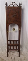 Vintage 62" Crafted Pendulum Grandfather Clock