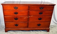 Vintage Whitney Fine Maple Long Dresser Chest