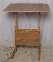 Small 31" Student Wood Drafting Drawing Table