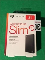 SEAGATE BACKUP PLUS SLIM PORTABLE STORAGE 2TB