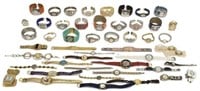 GROUP LADIES FASHION WATCHES, 14KT, UT & OTHERS