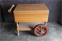 Vintage Wooden Teacart