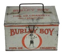 Bagley's Burley Boy Tobacco Tin Lunch Box