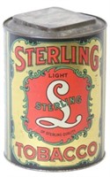 Sterling Tobacco Store Bin Tin