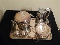 Vintage Sterling Silver and Plated Serving Pieces