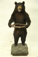 TAXIDERMIED BLACK BEAR CANE STAND
