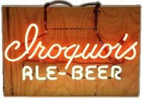 Iroquois Ale Beer Window Neon