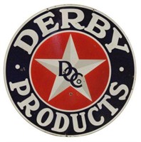Porcelain Derby Products Sign