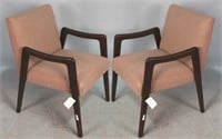 PAIR OF 1950's STYLE  LESLIE KENO DESIGNED CHAIRS