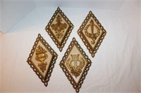 Homco Vintage Wall Plaques