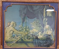 ORIGINAL MAXFIELD PARRISH LITHO PRINT CLEOPATRA