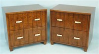 PAIR OF BEDSIDE TABLES BY HICKORY CHAIR