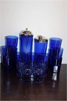 Cobalt Glass Barware & Glasses