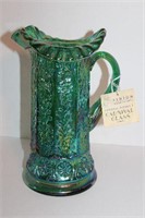Fenton Carnival Glass Pitcher with Original