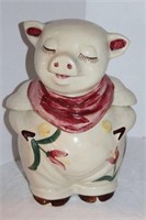 Pig Cookie Jar Marked USA on the bottom