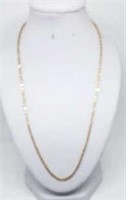 14K Gold Rope Necklace