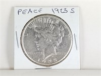 1923 S PEACE SILVER DOLLAR COIN