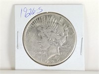 1926-S PEACE SILVER DOLLAR COIN