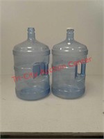 2- 5 gallon water jugs