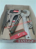 Vise grip welding clamps, tools Etc