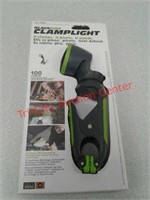 New black Fire clamp light flashlight