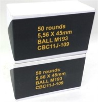 100 Rounds 5,56 x 45mm Ammunition