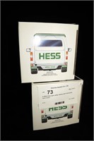 2-2004 Hess sport utility vehicle and motorcycle,