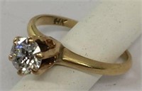 14k Gold And 0.70 Ct. Diamond Ring