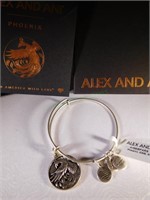 Alex and Ann Phoenix Charm bracelet w/ Orig Box