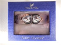 Swarovski Active Crystal Heart USB Bracelet