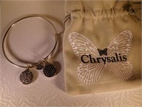 Chrysalis Garnet Swarovski Crystal bangle Bracelet