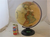 Globe terrestre fabriqué aux Etats-Unis