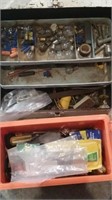 2 BOXES OF MISC. TOOLS AND ELECTRICAL SUPPLIES